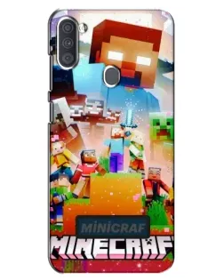Чехол для Samsung Galaxy A11 (A115) с картинкой «Minecraft герои игры» Чехол для Samsung Galaxy A11 (A115) с картинкой «Minecraft герои игры»