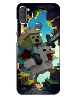 Чехол для Samsung Galaxy A11 (A115) с картинкой «Стив и гусь» Чехол для Samsung Galaxy A11 (A115) с картинкой «Стив и гусь»