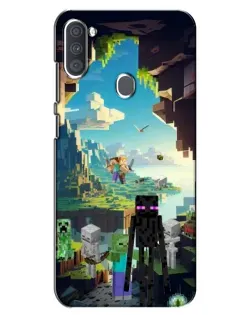 Чехол для Samsung Galaxy A11 (A115) с картинкой «Эндермен в лесу» Чехол для Samsung Galaxy A11 (A115) с картинкой «Эндермен в лесу»