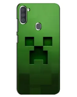 Чехол для Samsung Galaxy A11 (A115) с картинкой «Крипер микро-дизайн» Чехол для Samsung Galaxy A11 (A115) с картинкой «Крипер микро-дизайн»