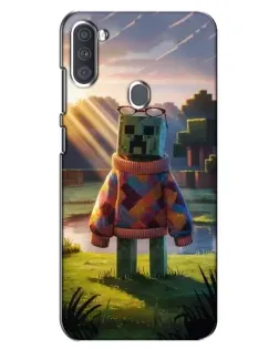 Чехол для Samsung Galaxy A11 (A115) с картинкой «Крипер в свитере» Чехол для Samsung Galaxy A11 (A115) с картинкой «Крипер в свитере»