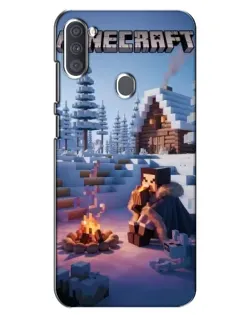 Чехол для Samsung Galaxy A11 (A115) с картинкой «Зимний Minecraft» Чехол для Samsung Galaxy A11 (A115) с картинкой «Зимний Minecraft»