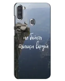 Чехол для Samsung Galaxy A11 (A115) с картинкой «Вера над пропастью»