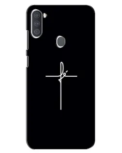 Чехол для Samsung Galaxy A11 (A115) с картинкой «Тонкий крест»