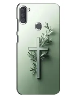 Чехол для Samsung Galaxy A11 (A115) с картинкой «Оливковая ветвь»