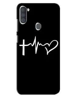 Чехол для Samsung Galaxy A11 (A115) с картинкой «Пульс веры»
