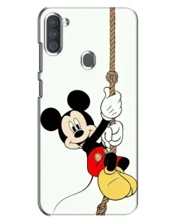 Чехол для Samsung Galaxy A11 (A115) с картинкой «Mickey на канате»