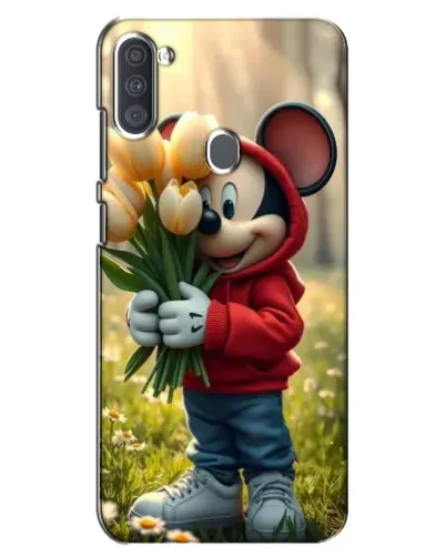Чехол для Samsung Galaxy A11 (A115) с картинкой «Микки с тюльпанами» Чехол для Samsung Galaxy A11 (A115) с картинкой «Микки с тюльпанами»