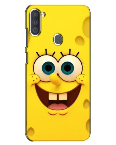 Чехол для Samsung Galaxy A11 (A115) с картинкой «Губка Боб улыбка»