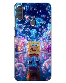 Чехол для Samsung Galaxy A11 (A115) с картинкой «Неоновый океан»