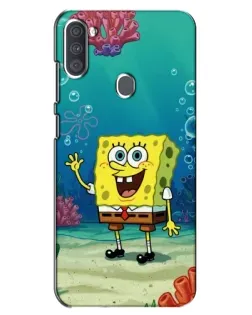 Чехол для Samsung Galaxy A11 (A115) с картинкой «Подводный привет»