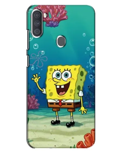 Чехол для Samsung Galaxy A11 (A115) с картинкой «Подводный привет»
