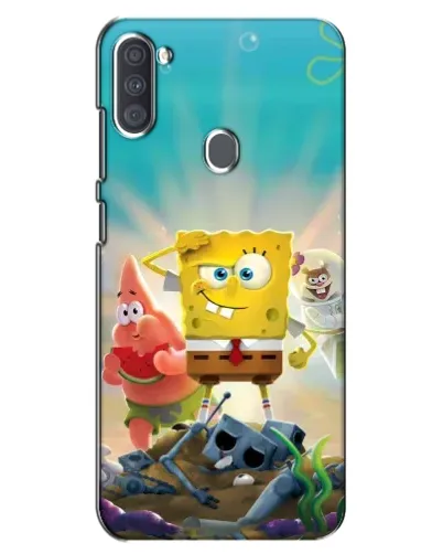 Чехол для Samsung Galaxy A11 (A115) с картинкой «Спанч Боб победитель»