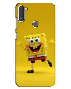 Чехол для Samsung Galaxy A11 (A115) с картинкой «Позитивный Губка Боб»
