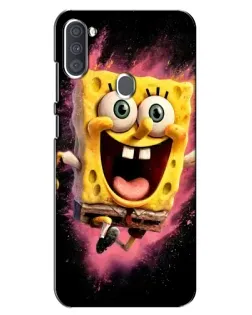 Чехол для Samsung Galaxy A11 (A115) с картинкой «Взрывной Спанч Боб»
