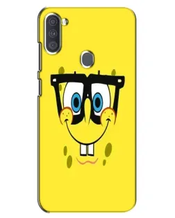 Чехол для Samsung Galaxy A11 (A115) с картинкой «Минималистичный Спанч Боб»