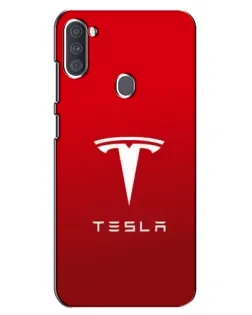 Чехол для Samsung Galaxy A11 (A115) с картинкой «Tesla Red Classic»