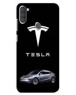 Чехол для Samsung Galaxy A11 (A115) с картинкой «Tesla Model Y» Чехол для Samsung Galaxy A11 (A115) с картинкой «Tesla Model Y»