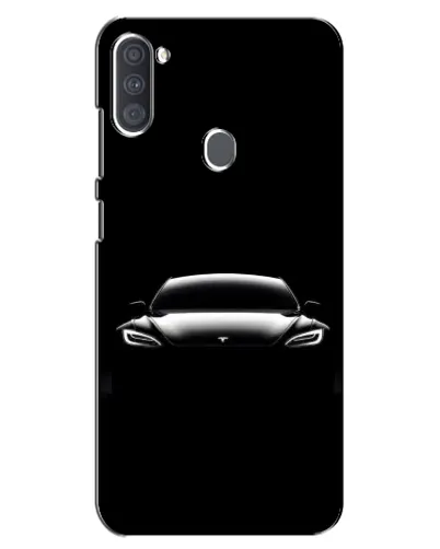 Чехол для Samsung Galaxy A11 (A115) с картинкой «Фары Tesla Night»