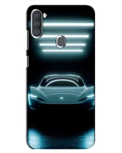 Чехол для Samsung Galaxy A11 (A115) с картинкой «Tesla в неоне» Чехол для Samsung Galaxy A11 (A115) с картинкой «Tesla в неоне»
