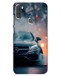 Чехол для Samsung Galaxy A11 (A115) с картинкой «Mercedes — ночной город»