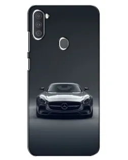 Чехол для Samsung Galaxy A11 (A115) с картинкой «Mercedes на черном»