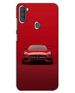 Чехол для Samsung Galaxy A11 (A115) с картинкой «Красный Mercedes AMG»