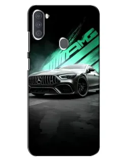 Чехол для Samsung Galaxy A11 (A115) с картинкой «Темный Mercedes AMG»