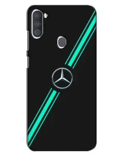 Чехол для Samsung Galaxy A11 (A115) с картинкой «Спортивные линии Mercedes»