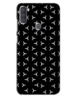 Чехол для Samsung Galaxy A11 (A115) с картинкой «Mercedes паттерн звезд»