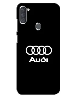 Чехол для Samsung Galaxy A11 (A115) с картинкой «Классическое лого Audi»
