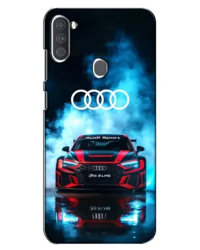 Чехол для Samsung Galaxy A11 (A115) с картинкой «Audi Sport — неон»