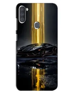 Чехол для Samsung Galaxy A11 (A115) с картинкой «Ночной Lamborghini драйв»