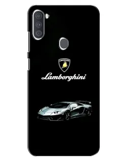 Чехол для Samsung Galaxy A11 (A115) с картинкой «Логотип Lamborghini классика»