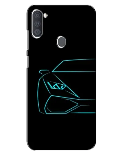 Чехол для Samsung Galaxy A11 (A115) с картинкой «Голубой силуэт Lamborghini» Чехол для Samsung Galaxy A11 (A115) с картинкой «Голубой силуэт Lamborghini»
