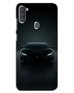 Чехол для Samsung Galaxy A11 (A115) с картинкой «Черный Lamborghini Aventador»