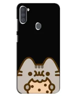 Чехол для Samsung Galaxy A11 (A115) с картинкой «Пушин на черном» Чехол для Samsung Galaxy A11 (A115) с картинкой «Пушин на черном»