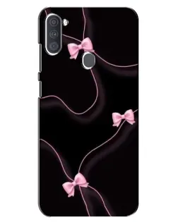 Чехол для Samsung Galaxy A11 (A115) с картинкой «Розовые ленты»