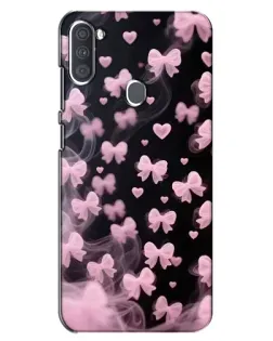 Чехол для Samsung Galaxy A11 (A115) с картинкой «Неоновое кружево»