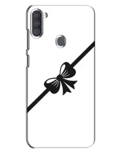 Чехол для Samsung Galaxy A11 (A115) с картинкой «Диагональный бант»