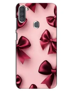 Чехол для Samsung Galaxy A11 (A115) с картинкой «Бордовый атлас»