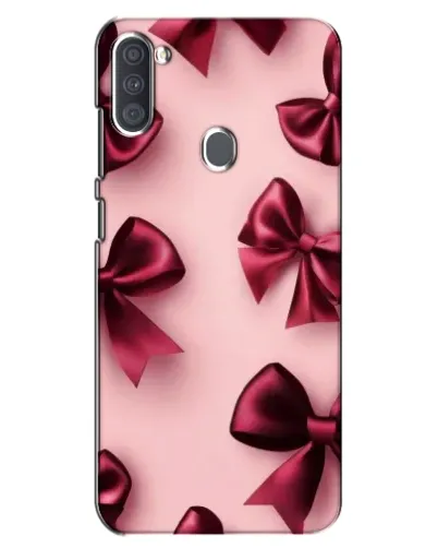 Чехол для Samsung Galaxy A11 (A115) с картинкой «Бордовый атлас»