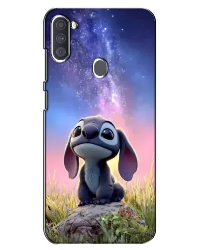 Чехол для Samsung Galaxy A11 (A115) с картинкой «Стич на рассвете»
