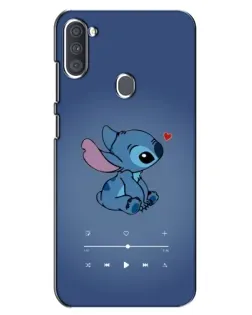 Чехол для Samsung Galaxy A11 (A115) с картинкой «Музыкальный Stitch»