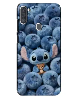 Чехол для Samsung Galaxy A11 (A115) с картинкой «Стич и голубика»