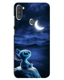 Чехол для Samsung Galaxy A11 (A115) с картинкой «Лунная ночь Стича»