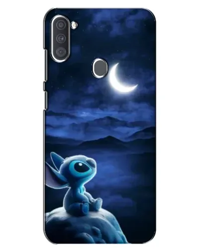 Чехол для Samsung Galaxy A11 (A115) с картинкой «Лунная ночь Стича»