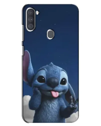 Чехол для Samsung Galaxy A11 (A115) с картинкой «Стич в облаках»