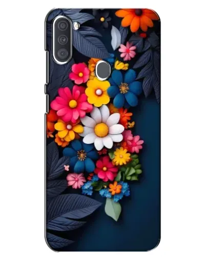 Чехол для Samsung Galaxy A11 (A115) с картинкой «Цветочная феерия»