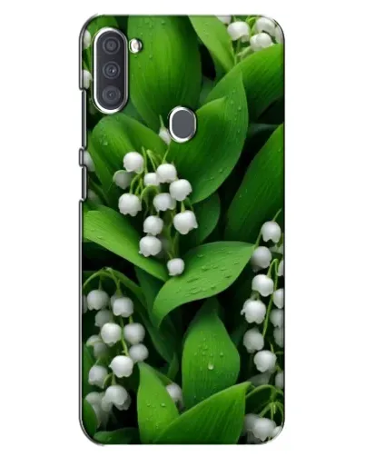 Чехол для Samsung Galaxy A11 (A115) с картинкой «Ландыши в зелени»